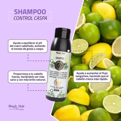 Shampoo control caspa Magic Hair - Imagen 2