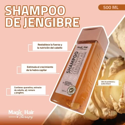 Shampo Jengibre Magic Hair - Imagen 2