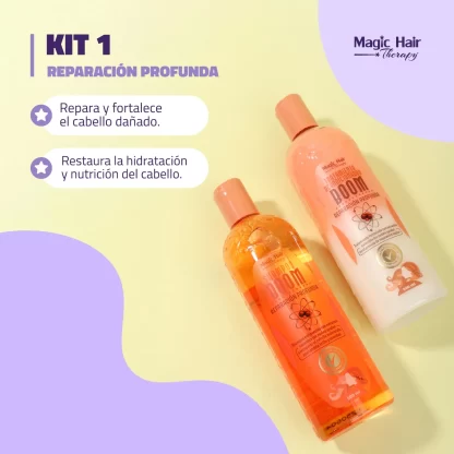 Kit 1 Reparación Boom Magic Hair - Imagen 2