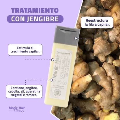 Tratamiento de Jengibre Magic Hair - Imagen 2