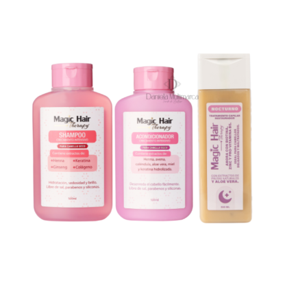 Kit Black Crecimiento Cabello seco Magic Hair - Imagen 2