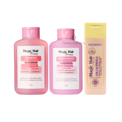 Kit Black Crecimiento Cabello seco Magic Hair - Imagen 3