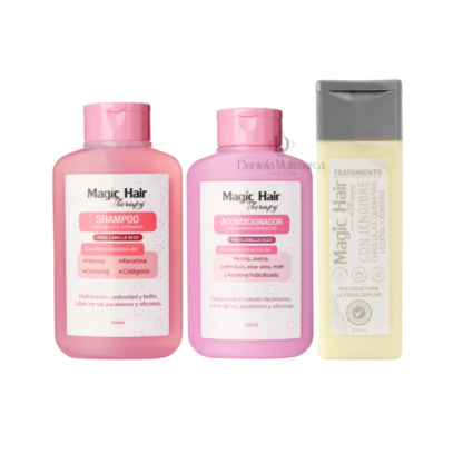 Kit Black Crecimiento Cabello seco Magic Hair - Imagen 4