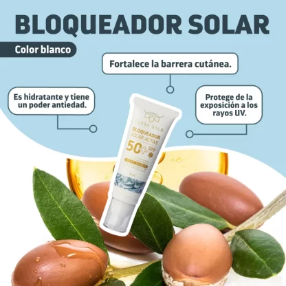 Bloqueador Solar Color Blanco Class Gold - Imagen 2