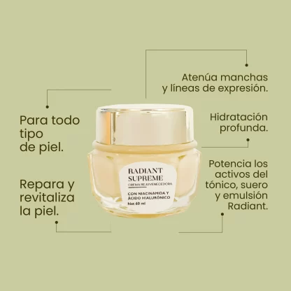 Crema Rejuvenecedora radiant Anyeluz - Imagen 2