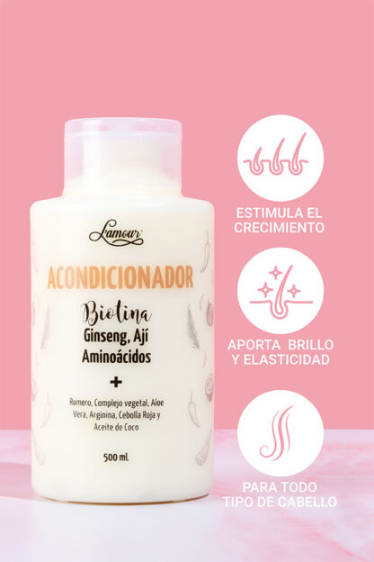 Acondicionador Biotina L´amour - Imagen 2