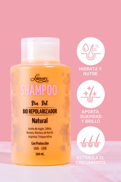 Shampoo Bio Repolarizador Lamour - Imagen 2