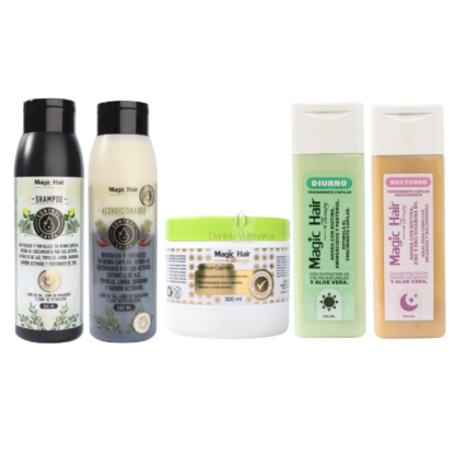 kit super completo Gold Magic Hair - Imagen 8