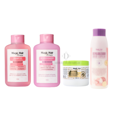 kit platinum Crecimiento Cabello seco Magic Hair - Imagen 5