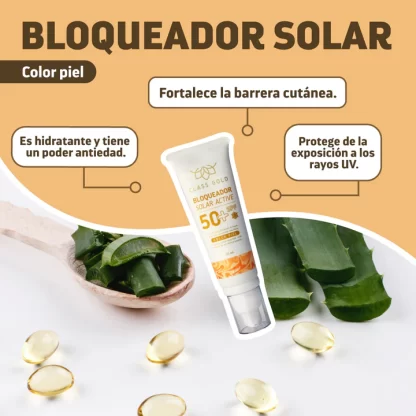 Bloqueador Solar Con Color Class Gold - Imagen 2