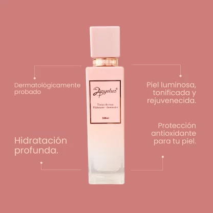 Tonico de rosas 100ml Anyeluz - Imagen 2