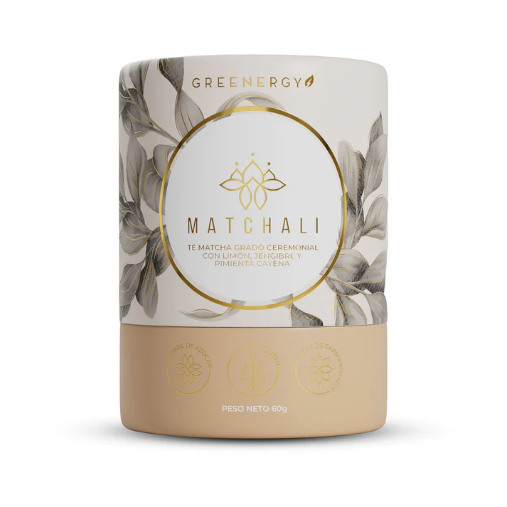 Té Matcha Grado Ceremonial Limón, Jengibre Y Pimienta Matchali