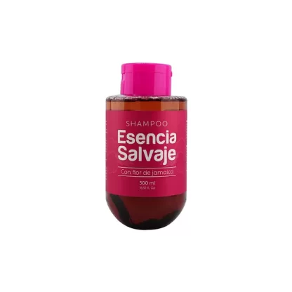 Shampoo Con Flor De Jamaica Esencia Salvaje