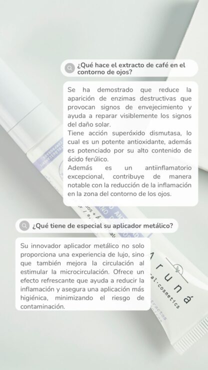 Contorno de ojos antiedad Aruná - Imagen 4