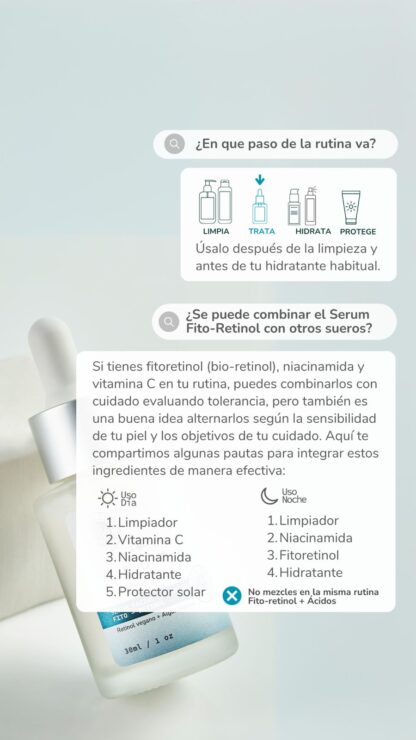 Serum facial intensivo Fitoretinol Aruná - Imagen 5