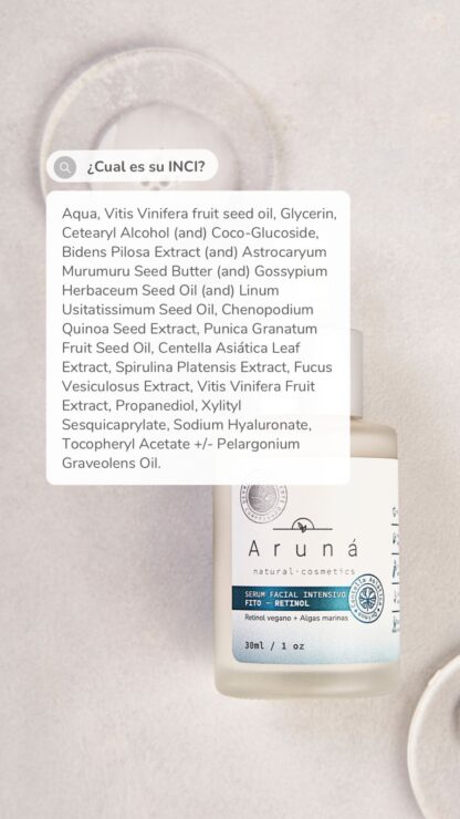 Serum facial intensivo Fitoretinol Aruná - Imagen 7